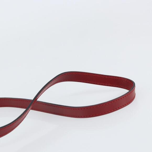 Christian Dior Trotter Canvas Shoulder Bag PVC Red Gold Auth BA9376 - Picture 8 of 16